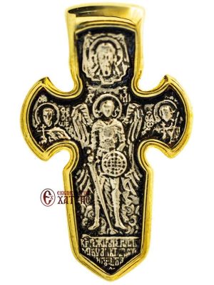 Σταυρός Ασημένιος Ιησούς Χριστός - Αρχάγγελος 01