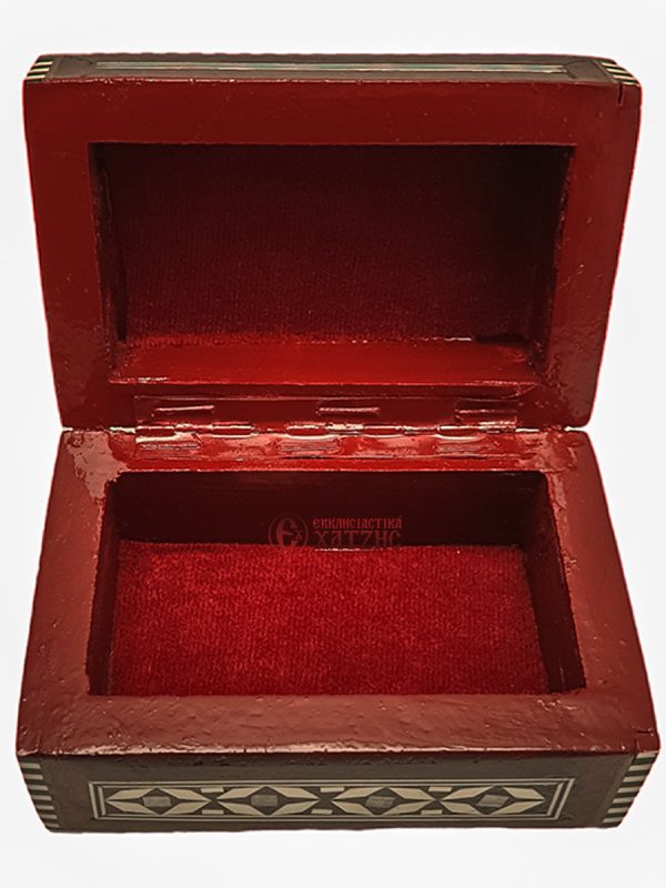 Κουτί Ξύλινο Με Φίλντισι F1423